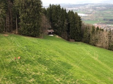The rolling green slopes of Switzerland